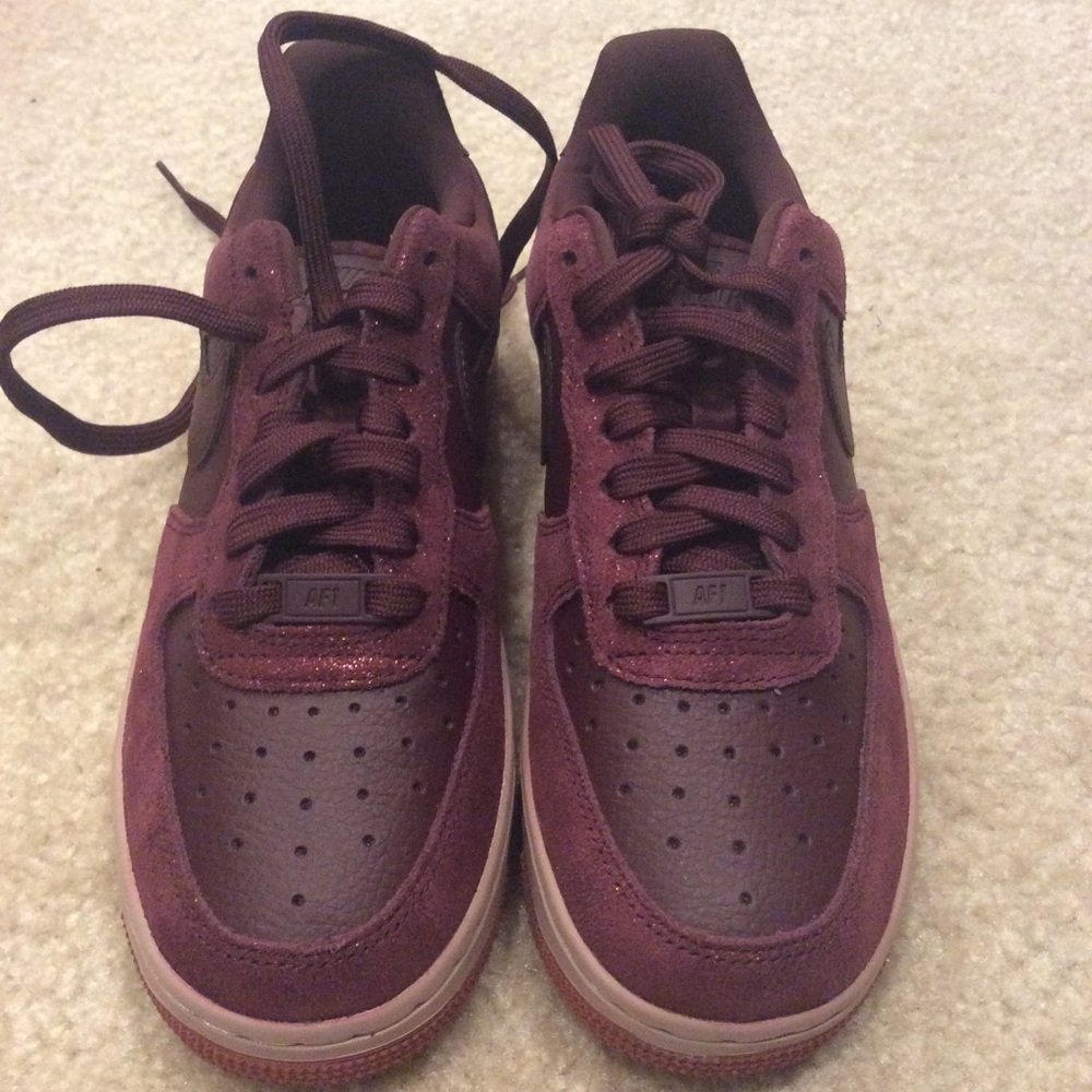 Nike Women's Air Force 1 ‘07 PRM Dark Burgundy/Plum Sneakers